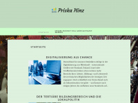 priska-hinz.de Webseite Vorschau
