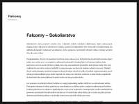 falconry.sk Webseite Vorschau