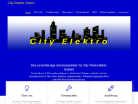 cityelektro.de Webseite Vorschau