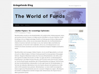 anlagefonds.wordpress.com Webseite Vorschau