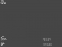 philipptingler.com Webseite Vorschau