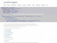 ecambria-experts.de Webseite Vorschau