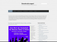 demokratie-wagen.org Webseite Vorschau