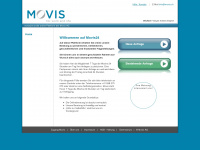 movis24.ch Webseite Vorschau
