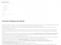 weideunterstand.com Webseite Vorschau