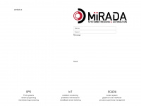 mirada.at Webseite Vorschau