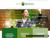 johnoverall.com Webseite Vorschau