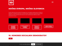 socialnidemokrati.si Webseite Vorschau