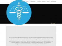 medizinrecht-halle.com Webseite Vorschau
