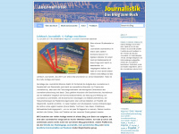 journalistiklehrbuch.wordpress.com Webseite Vorschau