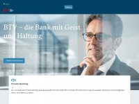 btv-bank.ch Webseite Vorschau