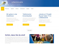loewenzahn-trauerzentrum.de Webseite Vorschau