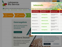 lehmannsbio.de Webseite Vorschau
