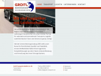 groitl-transporte.de Webseite Vorschau