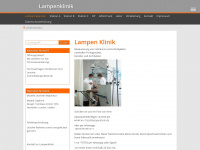 lampenklinik.de Webseite Vorschau
