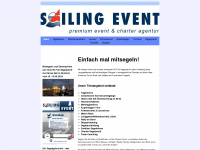 sailingevent.de Webseite Vorschau