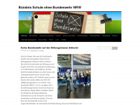schule-ohne-bundeswehr-nrw.de Webseite Vorschau