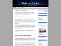 maiktrek.wordpress.com Webseite Vorschau