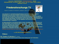 friedensforschungs-tv.de Webseite Vorschau