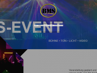 bms-event.de Webseite Vorschau
