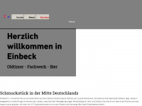 einbeck-tourismus.de Webseite Vorschau