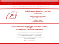naehhaus-zirm.de Webseite Vorschau