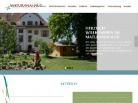maturanahaus.de Webseite Vorschau