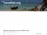 travelfish.org Webseite Vorschau