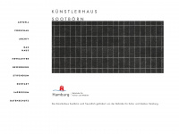 kuenstlerhaus-sootboern.de Webseite Vorschau