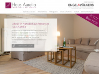 aurelia-amrum.de Webseite Vorschau