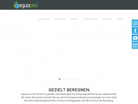 aqua-pro.de Webseite Vorschau