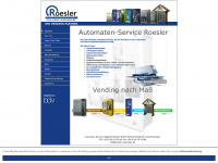 roesler-automaten.de Webseite Vorschau