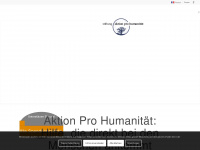 pro-humanitaet.de Webseite Vorschau