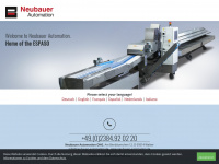 neubauer-automation.de Webseite Vorschau