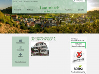 lautenbach-renchtal.de Webseite Vorschau