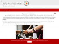 georg-ackermann-schule.de Webseite Vorschau