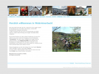 wald-amorbach.de Webseite Vorschau
