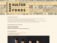 rahnkulturfonds.ch Webseite Vorschau
