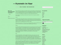 hummelnimhaar.wordpress.com Webseite Vorschau