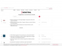 newstral.com Webseite Vorschau