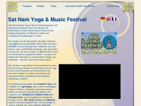 yoga-music-festival.de Webseite Vorschau