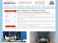 autoshippers.co.uk Webseite Vorschau