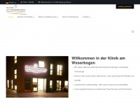 klinik-am-weserbogen.de Webseite Vorschau