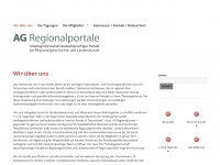 ag-regionalportale.de Webseite Vorschau