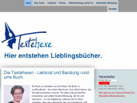 textehexe.com Webseite Vorschau