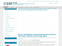 elektrolumineszenz.com Webseite Vorschau