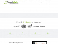 trendmailer.ch Webseite Vorschau