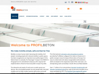 profilbeton.com Webseite Vorschau