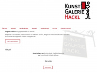 kunstgalerie-hackl.de Webseite Vorschau