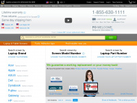 laptopscreen.com Webseite Vorschau